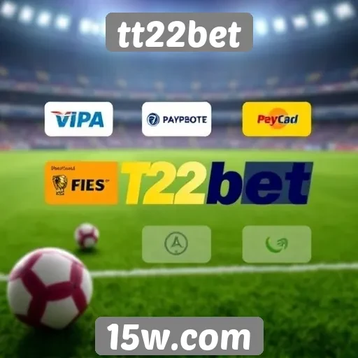 Variedade de métodos de pagamento disponíveis no tt22bet